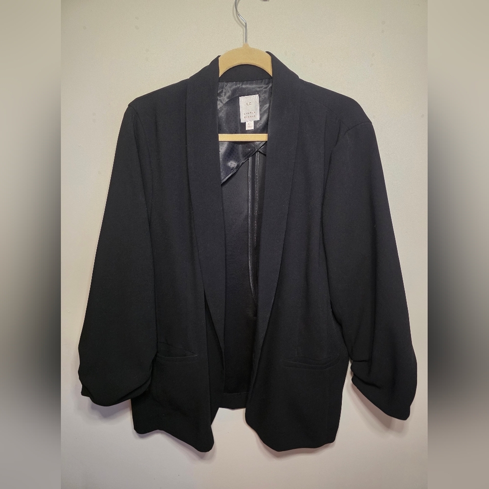 Lauren Conrad Relaxed Black Blazer Good Condition Size XL - Picture 2 of 9